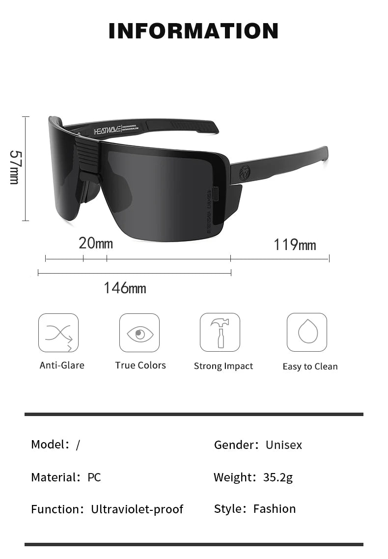 Heat Wave Visual Vector Sunglasses – HW09